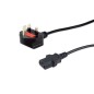 Equip Uk Power Cord, C13 To Bs1363,